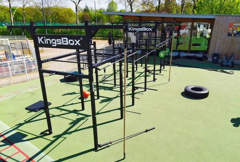 installation d'une structure en extérieure  kingsbox 